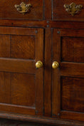 Load image into Gallery viewer, 19th Century Welsh Oak Dresser Base With Blue Painted Rack