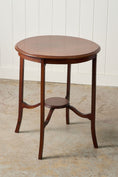 Load image into Gallery viewer, Edwardian Inlaid Mahogany Lamp Table