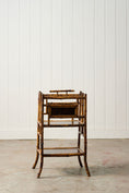 Load image into Gallery viewer, 19th Century English Burnt Bamboo Canterbury with Original Lacquer
