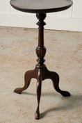 Load image into Gallery viewer, Vintage English Mahogany Wine Table with Beveled Lip Edge (c. 1930)