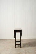 Load image into Gallery viewer, Antique English Barley Twist Drop Leaf Table with Unique Scalloped Top