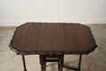 Load image into Gallery viewer, Antique English Barley Twist Drop Leaf Table with Unique Scalloped Top