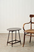 Load image into Gallery viewer, Petite Oval Antique Oak Barley Twist Drop Leaf Table