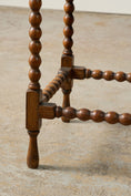 Load image into Gallery viewer, English Bobbin Drop Leaf Side Table (c. 1930)