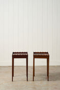 Load image into Gallery viewer, PAIR of Edwardian Mahogany Scalloped Tray Top Tables