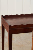 Load image into Gallery viewer, PAIR of Edwardian Mahogany Scalloped Tray Top Tables
