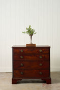 Load image into Gallery viewer, 19th Century English Mahogany 4-Drawer Chest with Ring Pulls (c. 1820)