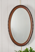 Load image into Gallery viewer, Oak Beveled Edge Mirror (c. 1920s)