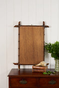 Load image into Gallery viewer, French Faux Bamboo Mirror with Foxing (No. 3)