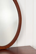 Load image into Gallery viewer, English Mahogany Oval Mirror