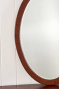 Load image into Gallery viewer, English Mahogany Oval Mirror