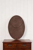 Load image into Gallery viewer, English Mahogany Oval Mirror