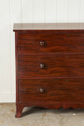 Load image into Gallery viewer, 19th Century Mahogany Hall Chest with Scalloped Apron
