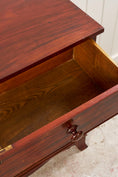 Load image into Gallery viewer, 19th Century Mahogany Hall Chest with Scalloped Apron