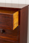 Load image into Gallery viewer, 19th Century Mahogany Hall Chest with Scalloped Apron