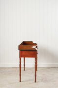 Load image into Gallery viewer, Victorian Mahogany Veneer 3-Drawer Desk