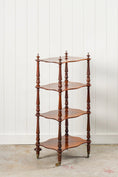 Load image into Gallery viewer, Victorian Rosewood Whatnot with Scalloped Edge