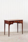 Load image into Gallery viewer, Regency Side Table Desk w/ Lion Head Pulls