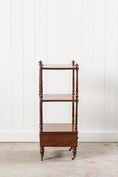 Load image into Gallery viewer, Three-Tier Regency Mahogany Whatnot