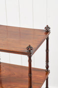 Load image into Gallery viewer, Three-Tier Regency Mahogany Whatnot