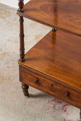 Load image into Gallery viewer, Three-Tier Regency Mahogany Whatnot