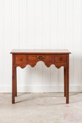 Load image into Gallery viewer, George III Mahogany 3-Drawer Lowboy