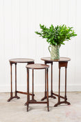 Load image into Gallery viewer, Set of 3 Circular Mahogany Nesting Tables (c.1920s)