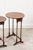 Load image into Gallery viewer, Set of 3 Circular Mahogany Nesting Tables (c.1920s)