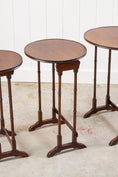 Load image into Gallery viewer, Set of 3 Circular Mahogany Nesting Tables (c.1920s)