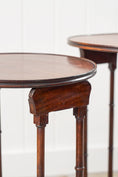 Load image into Gallery viewer, Set of 3 Circular Mahogany Nesting Tables (c.1920s)