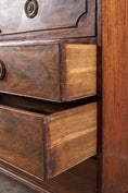 Load image into Gallery viewer, Georgian Mahogany Library Secretary Bookcase with Dental Molding Cornice