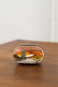 Load image into Gallery viewer, Limoges France Keepsake Box | Mountain Scene Oval Shape with Stag Clasp