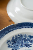 Load image into Gallery viewer, Chinese Blue + White 10" Fitzhugh Plates | SET of 4 (c. 1820-1850)