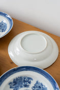 Load image into Gallery viewer, Chinese Blue + White 10" Fitzhugh Plates | SET of 4 (c. 1820-1850)