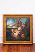 Load image into Gallery viewer, Signed Dutch Style Floral Original Oil Painting (c. late 20th Century)