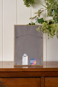 Load image into Gallery viewer, Antique Botanical Engraving (c. 1870) | Floating on Sage Linen in Contemporary Gold Frame