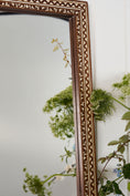Load image into Gallery viewer, Anglo-Indian Teak Bone Inlay Rectangle Mirror