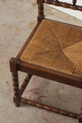 Load image into Gallery viewer, PAIR English Bobbin Corner Chairs (c. 1900)