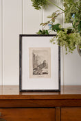 Load image into Gallery viewer, 18th Century Copper Plated Bird Engraving by Buffon in Custom Faux Bamboo Frame (c. 1790)