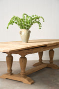 Load image into Gallery viewer, Bleached French Oak Parquetry Dining Table (c. 1900)