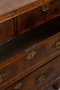 Load image into Gallery viewer, Early 18th Century Burl Walnut Chest of Drawers with Inlay Top on Tulip Feet (c. 1720)