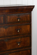 Load image into Gallery viewer, Walnut George II Queen Anne Chest on Stand (Tallboy)