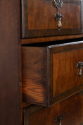 Load image into Gallery viewer, Walnut George II Queen Anne Chest on Stand (Tallboy)