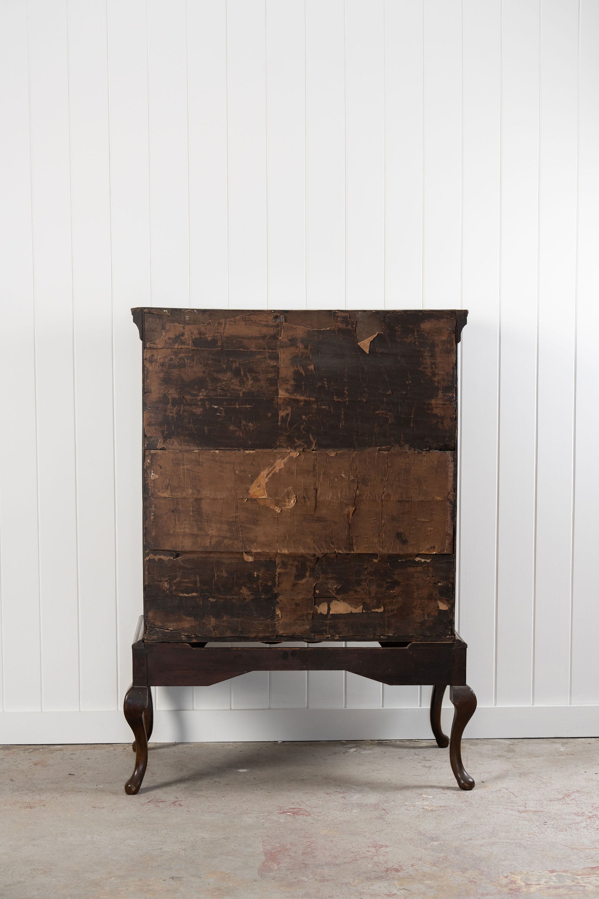 Walnut George II Queen Anne Chest on Stand (Tallboy)