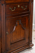 Load image into Gallery viewer, 18th Century Large 7FT Oak Buffet with Raised Panel Cabinets (c. 1780)