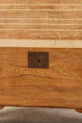 Load image into Gallery viewer, Elm Wood Blanket Chest with Notched Edge