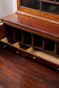 Load image into Gallery viewer, Regency Mahogany Secretaire Bookcase with Arched Cornice (c. 1820)