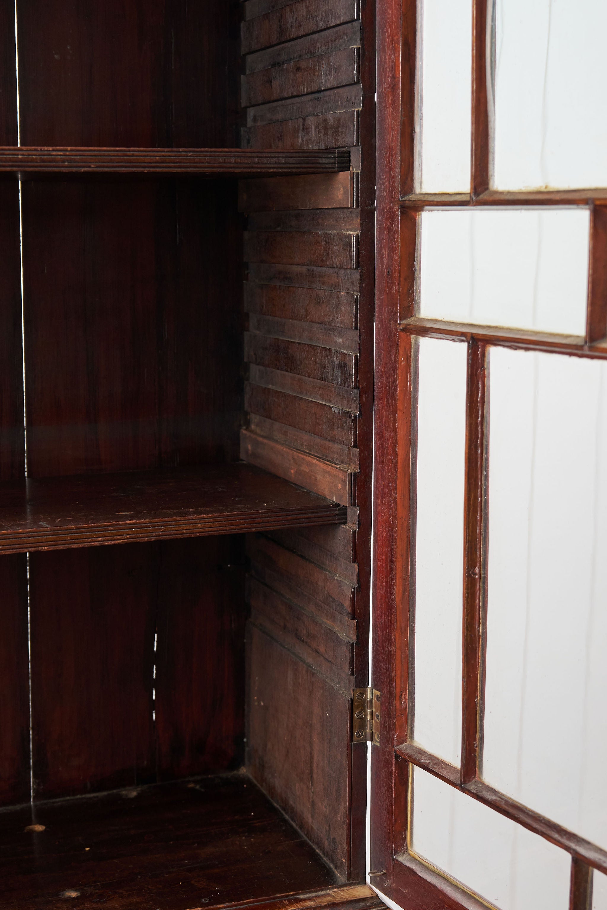 Regency Mahogany Secretaire Bookcase with Arched Cornice (c. 1820)