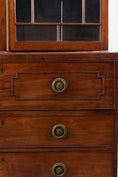 Load image into Gallery viewer, Regency Mahogany Secretaire Bookcase with Arched Cornice (c. 1820)
