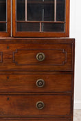 Load image into Gallery viewer, Regency Mahogany Secretaire Bookcase with Arched Cornice (c. 1820)